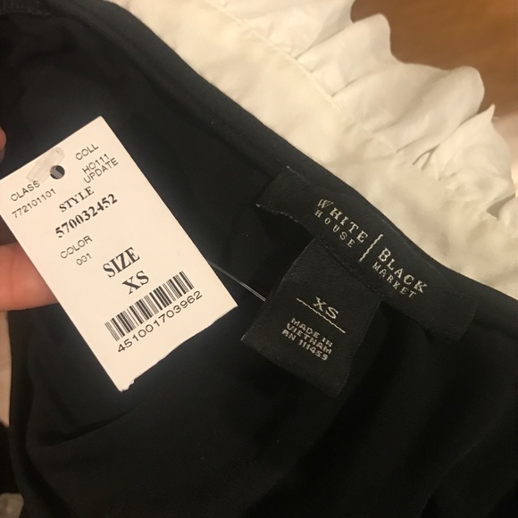 WHITE HOUSE BLACK MARKET Ruffle sleeve wrap blouse - Picture 4 of 4